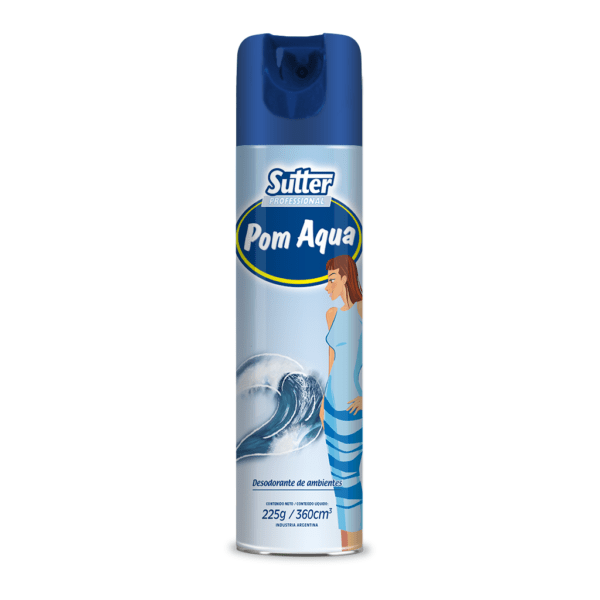 Pom Aqua Desodorante Ambientes Aerosol x 360 ml